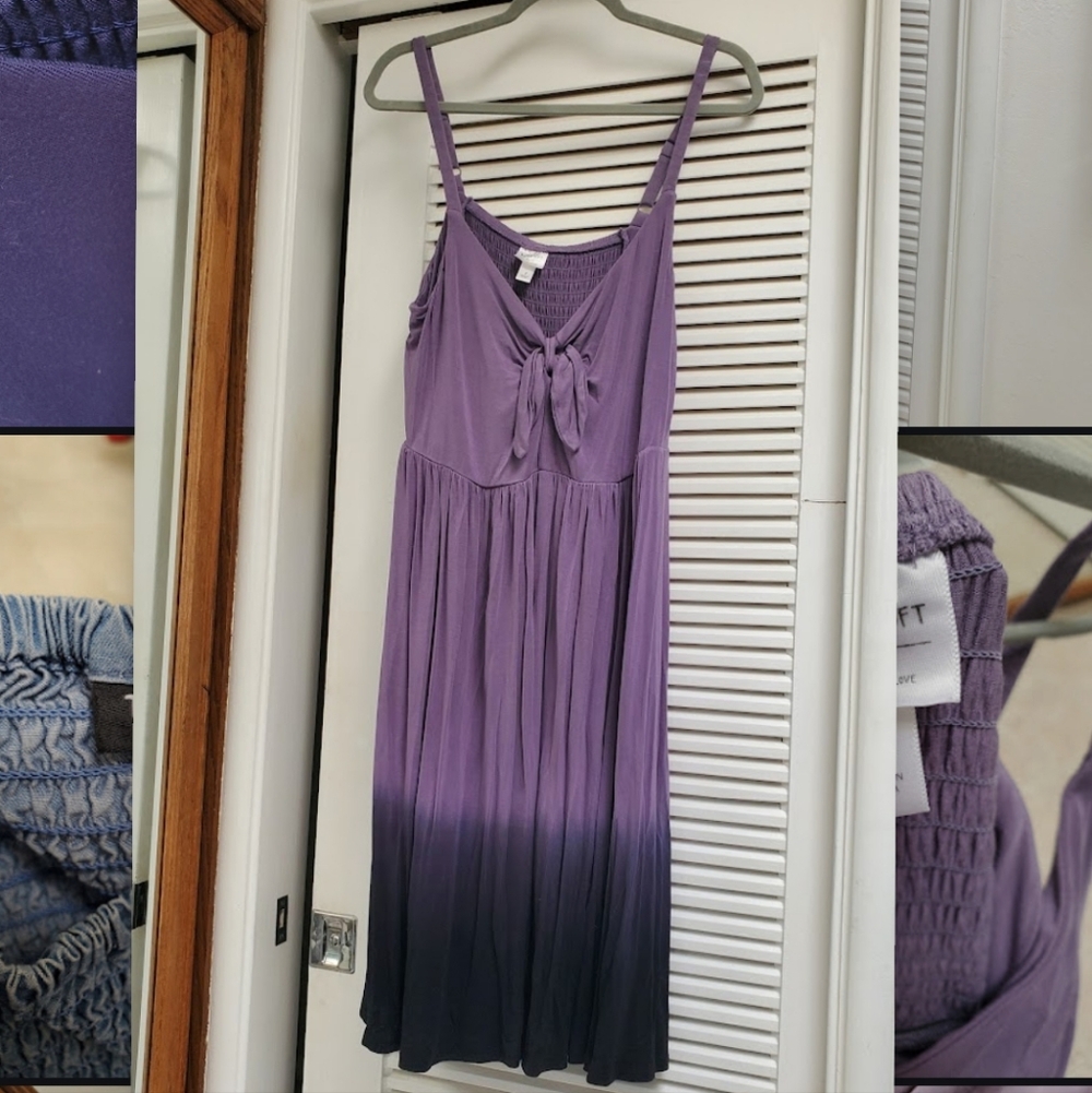 TORRID Purple and Black Ombre Dress